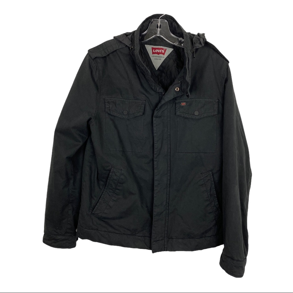 LEVI'S Men's black 100% Cotton jacket Size Medium
